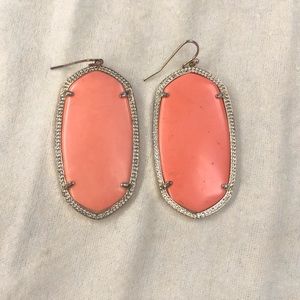 Kendra Scott Danielle Earrings in coral